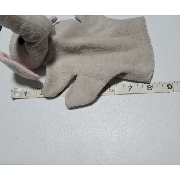 Elephant Hand Puppet 8 inch Plush Puppet Gray Stuffed Animal Educational Toy - Picture 5 of 5